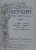 Emil Sauer: Echo de Vienne. Valse de concert((erleichterte Ausgabe))