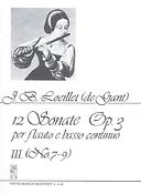 Loeillet: 12 Sonatas for Flute and Basso Continuo, op. 3 3