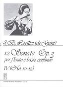 Loeillet: 12 Sonatas for Flute and Basso Continuo, op. 3 4