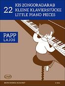 Lajos Papp: 22 kleine Klavierstücke