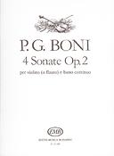 Boni: 4 Sonate per violino e basso continuo