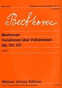 Beethoven: Variations on folksongs Opp.105, 107