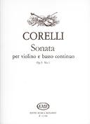 Corelli: Sonata per violino e basso continuo Op. 5, No. 1