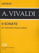 Vivaldi: 9 Sonate Per Violoncello e Basso-Continuo