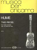 Hume: Two Pieces for three Guitars