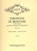 Liszt: Variations de bravoure