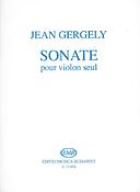 Gergely: Sonate pour violon seul