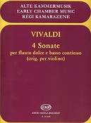 Vivaldi: 4 Sonate per flauto dolce e basso continuo (orig. per violino)