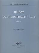 Bozay: Quartetto per archi No. 3