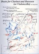 Perényi: Duets for Clarinet and bassoon (or violoncello) For Beginners
