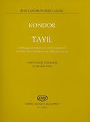 Kondor: Tayil for male voice (narrator) and eight instruments