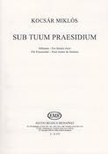 Kocsár: Sub tuum praesidium