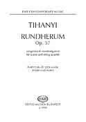 Janos Vajda: Rundherum Op. 57(for piano, string quartet and add. instruments)