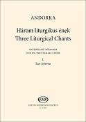 Andorka: Three Liturgical Chants I. Lux aeterna