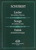 Schubert: Songs for medium voice