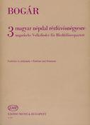 Bogár: Three Hungarian Folksongs for Brass quartet