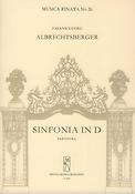 J.G. Albrechtsberger Johann Georg: Sinfonia in D