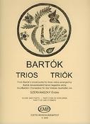 Béla Bartók: Trios (aus dreistimmigen Chorwerken bearbeitet v((aus dreistimmigen Chorwerken bearbeit