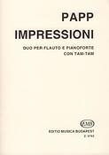 Lajos Papp: Impressioni  (Duo für Flöte Und Klavier mit Tam-Tam)