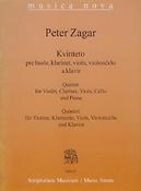 Peter Zagar: Quintett MN02 for Violine, Klarinette, Viola, Vio(for Violine, Klarinette, Viola, Violo