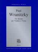 Paul Wranitzky_Vladimir Godar_Peter Zajýcek: Tre Sonate per Violino e Viola BM04