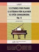Franz Liszt: 12 Etüden op.1 für Klavier(für Klavier)