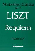 Franz Liszt: Requiem MC 3 für Männerstimmen, Männerchor, Orgel(für Männerstimmen, Männerchor, Orgel,