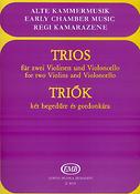 Arpad Pejtsik: Trios für ZweiViolinen und Violoncello