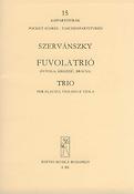 Endre Szervánszky: Trio für Flöte, Violine und Viola(Taschenpartitur)