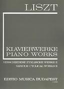 Franz Liszt: Verschiedenen zyklische Werke Band 2 softcover