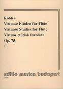 Ernesto Kohler: Virtuose Etüden Fur Flöte 1 op. 75