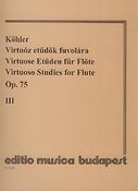 Ernesto Kohler: Virtuose Etüden Fur Flöte 3