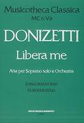 Gaetano Donizetti: Libera Me Oratorium Piano Score
