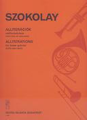 Sándor Szokolay: Alliterationen fuer Blechbläser-Quintett