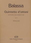 Sándor Balassa: Quintett fuer Blechbläser