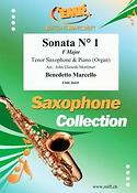Benedetto Marcello: Sonata Nr 1 in F Major (Tenorsaxofoon)