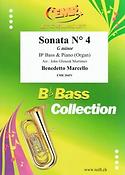 Benedetto Marcello: Sonata Nr 4 in G minor (Bb Bass)