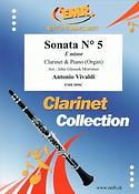 Vivaldi: Sonata Nr 5 in E minor (Klarinet)