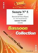 Vivaldi: Sonata Nr. 5 in E minor (Fagot)