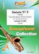 Vivaldi: Sonata Nr. 5 in E minor (Tenorsaxofoon)