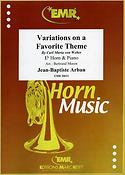 Jean-Baptiste Arban: Variations on a Favorite Theme (Eb Hoorn)