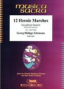 Telemann: 12 Heroic Marches (Saxofoonkwartet)