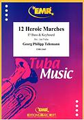 Telemann: 12 Heroic Marches (Eb Bass)