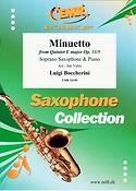 Boccherini: Minuetto from Quintet E Major Op. 13/5 (Sopraansax)