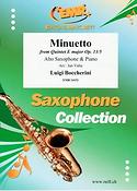 Boccherini: Minuetto from Quintet E Major Op. 13/5 (Altsaxofoon)