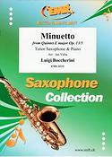 Boccherini: Minuetto from Quintet E Major Op. 13/5 (Tenorsax)