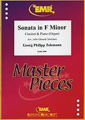 Telemann: Sonata in F minor (Klarinet)
