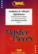 Jean-Baptiste Senaillé: Andante & Allegro Spirituoso (Bb Bass)