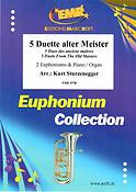 Kurt Sturzenegger: 5 Duette alter Meister (2 Euphonium)