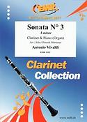Antonio Vivaldi: Sonata Nr.3 in A minor (Klarinet)